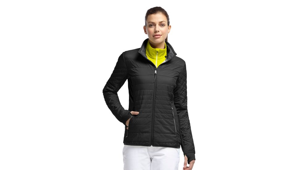 Icebreaker Helix Long Sleeve Zip Jacket - Women's-Black-X-Small