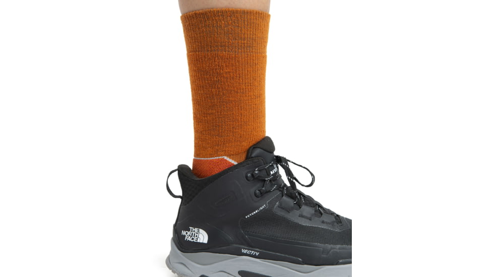 Icebreaker Hike+ Light Medium Crew Socks - Womens, Earth/Electron Pink/Snow, Small, IB105097970S