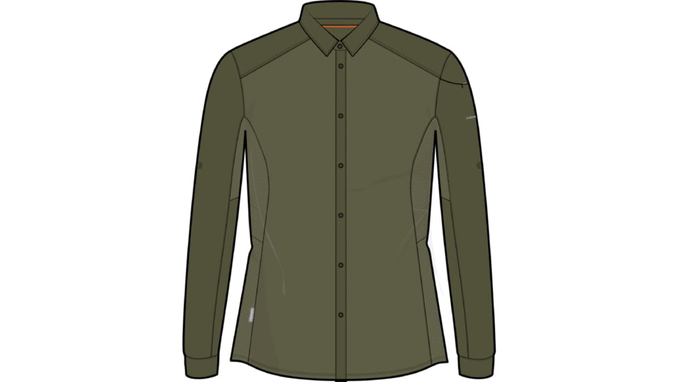 Icebreaker Hike Long Sleeve Top - Women's, Loden, Medium, IB0A56OL069M