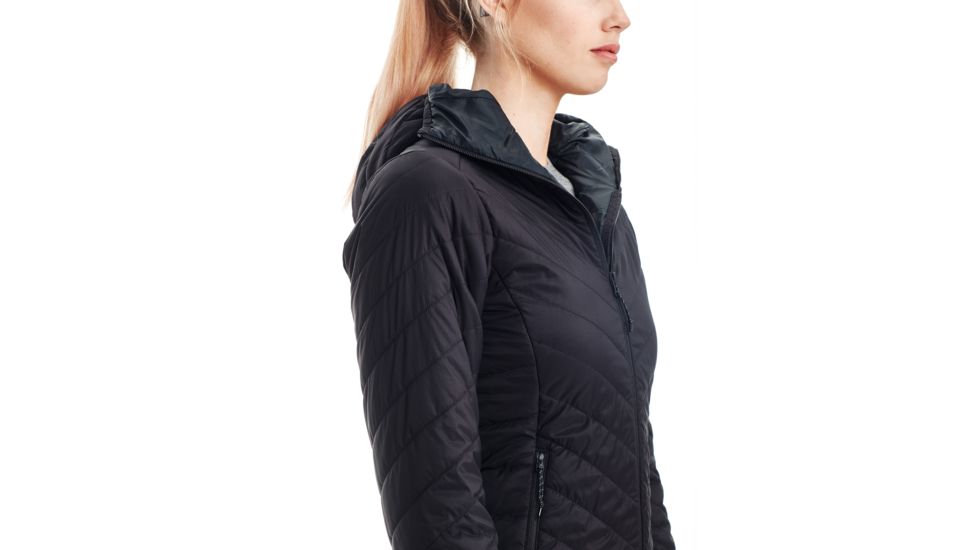 Icebreaker Hyperia Hooded Jacket - Womens, Black, Small, 103931001S