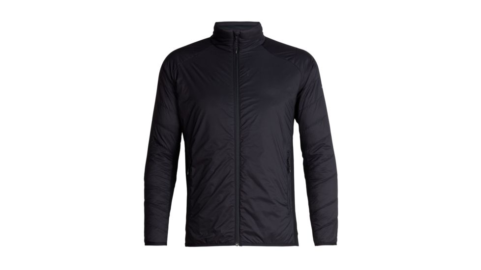 Icebreaker Hyperia Lite Hybrid Long Sleeve Zip - Mens, Black, Small, 104288-001-S