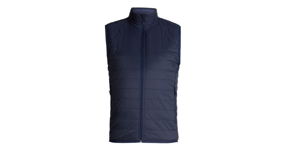 Icebreaker Hyperia Lite Vest - Mens, Midnight Navy/Alpine, Medium, 103870-401-M