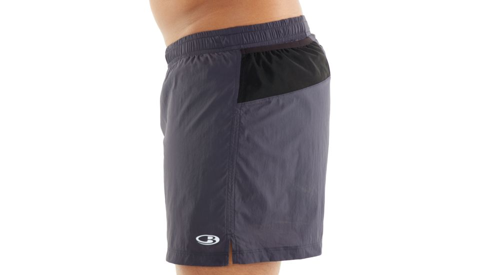 Icebreaker Impulse Running Shorts - Mens, Panther, L, 104586001L