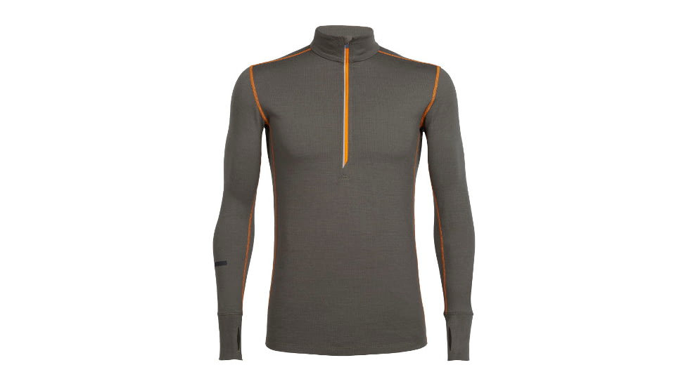 Icebreaker Incline Long Sleeve Half Zip - Men's-Kona/Bonfire-X-Large
