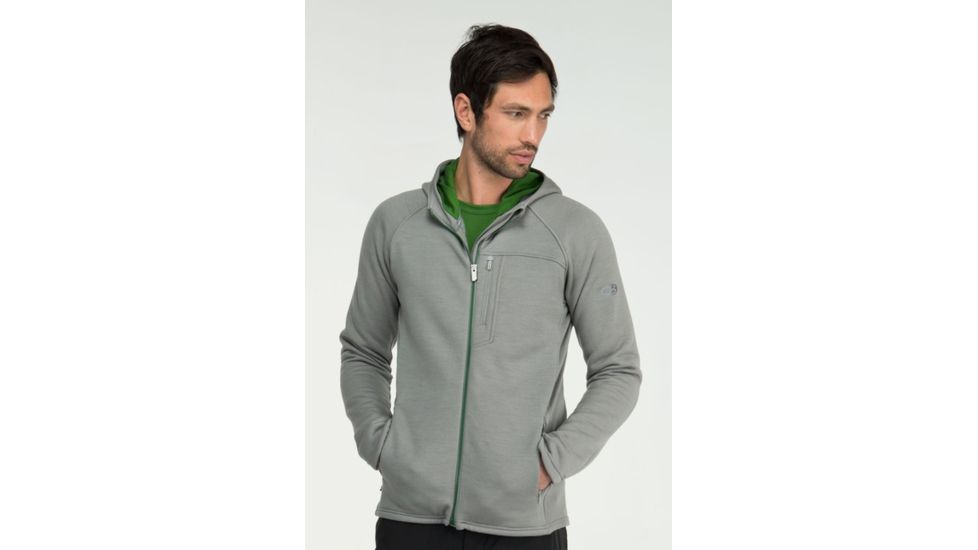 Icebreaker Kodiak Hood - Men's-Fossil-Small