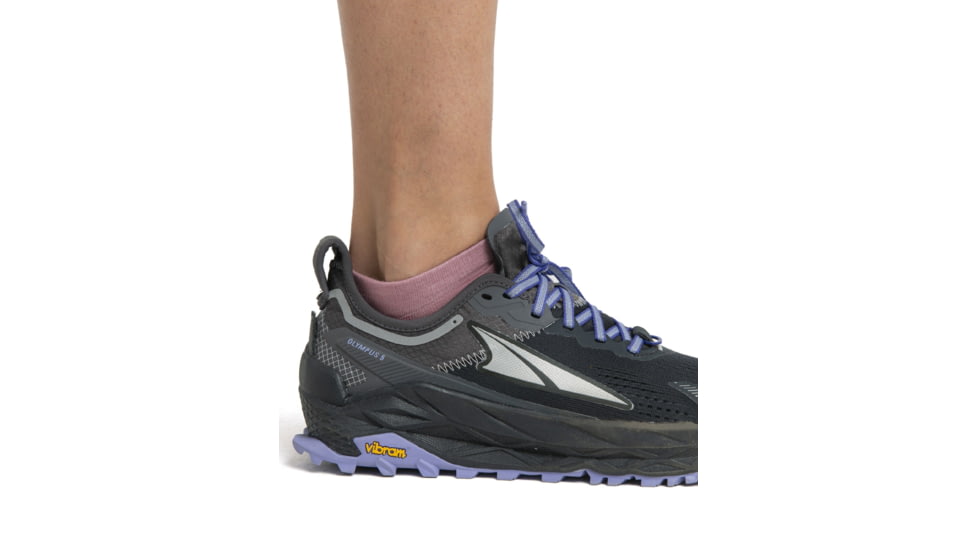 Icebreaker Lifestyle Fine Gauge No Show Socks - Womens, Crystal/Nightshade, Large, IB0A56CE913L