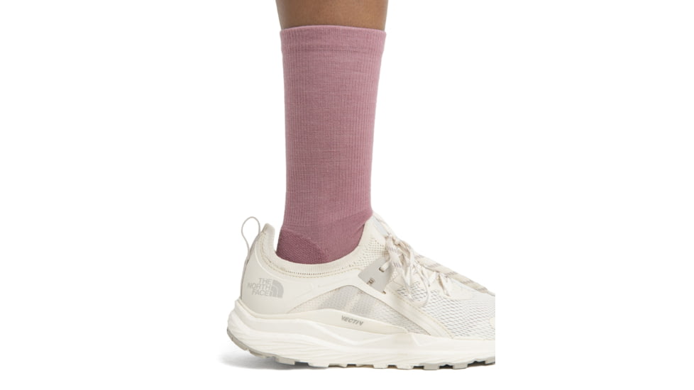 Icebreaker Lifestyle Light Crew Socks - Womens, Crystal/Electron Pink, Medium, IBIBN313A56M
