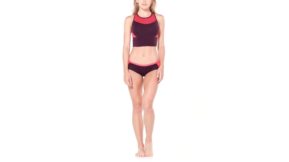 Icebreaker Meld Zone Hipkini - Womens, Ember, Large, 104077603L