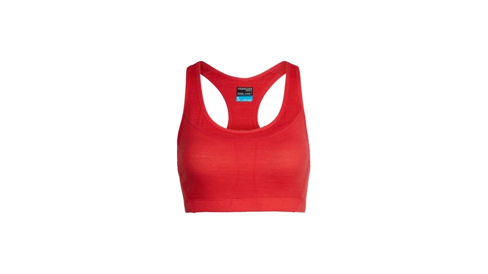 Icebreaker Meld Zone Sport Bra - Womens, Ember, Medium, 104075603M