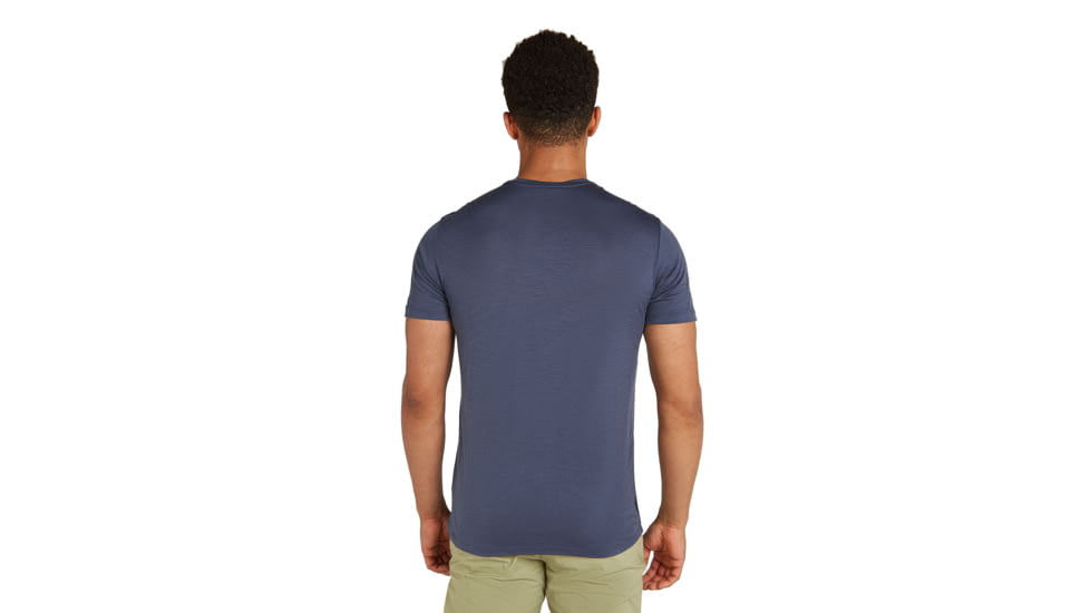 Icebreaker Men Merino 150 Tech Lite SS Tee Skiing Yeti, Graphite, M, IB0A572Y884M