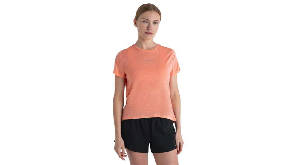 Icebreaker Merino 125 Cool-Lite Speed SS Tee - Womens, Glow, Large, IB0A56XV629L