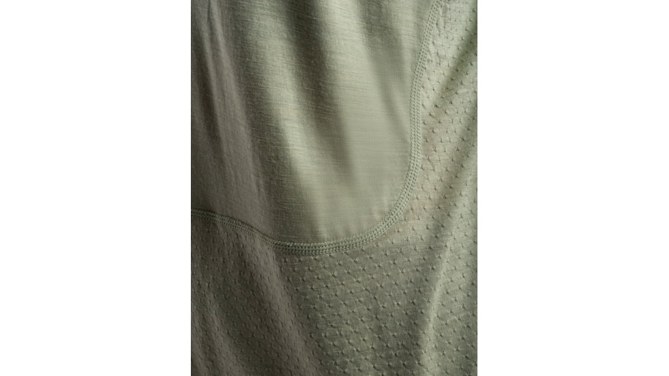 Icebreaker Merino 125 ZoneKnit Energy Wind LS Tee - Womens, Lichen, Large, IB0A56ZTA74L