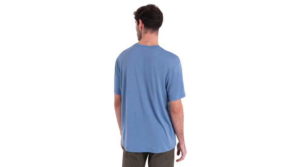 Icebreaker Merino 150 Tech Lite III LS Relaxed Pocket Tee - Mens, Kyanite, Extra Large, IB0A56WH885XL