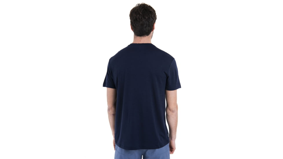 Icebreaker Merino 150 Tech Lite III SS Tee IB Grown Naturally - Mens, Midnight Navy, Extra Large, IB0A56WY401XL