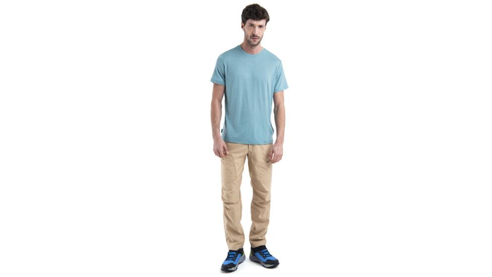 Icebreaker Merino 150 Tech Lite III SS Tee - Mens, Cloud Ray, Extra Large, IB0A56WLA75XL