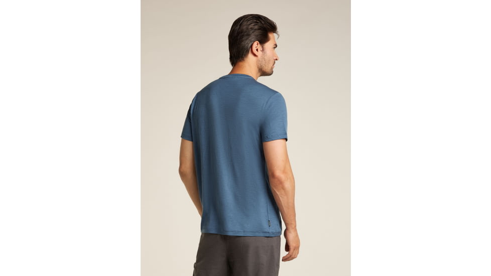 Icebreaker Merino 150 Tech Lite SS T-Shirt Adventure Ride - Mens, Dawn, Small, IB0A576IA76S