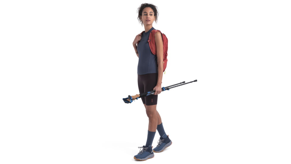 Icebreaker Merino 200 Hike Mock Neck Tank Top - Womens, Graphite, Small, IB0A56YQ884S