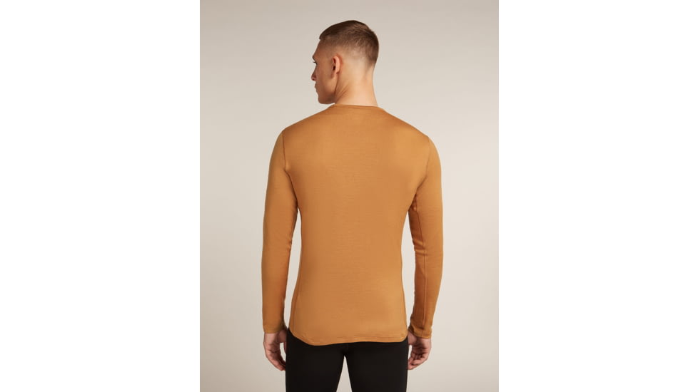 Icebreaker Merino 260 Tech Long Sleeve Crew Thermal Top - Mens, Trail, Extra Large, IB1043710GRXL