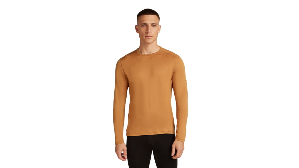 Icebreaker Merino 260 Tech Long Sleeve Crew Thermal Top - Mens, Trail, Extra Large, IB1043710GRXL