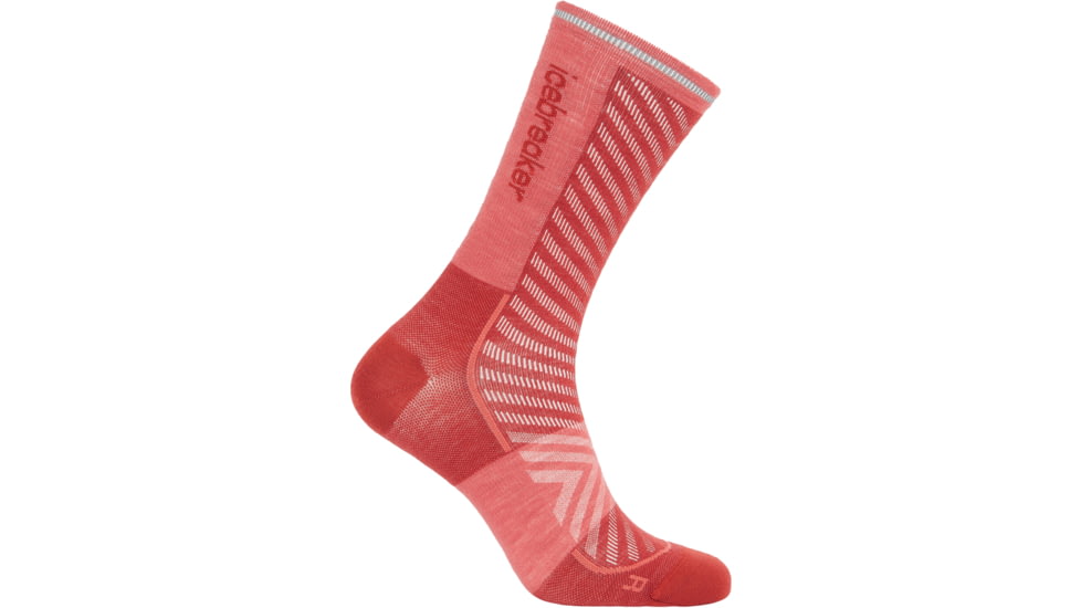 Icebreaker Merino Blend Run+ Ultralight Crew Socks - Mens, Jasper/Plume, Medium, IB0A56VL0FCM
