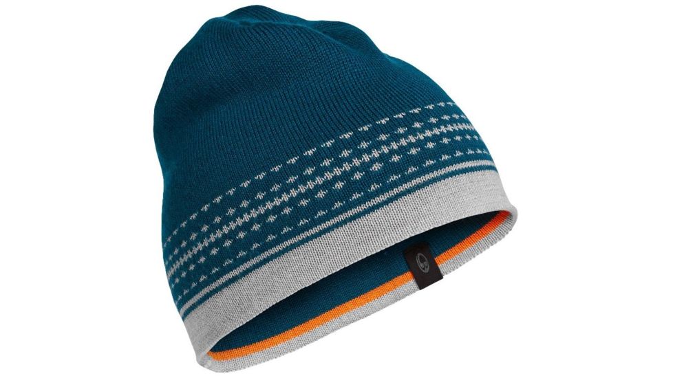 Icebreaker Nova Hat-Night/Blizzard Heather-One Size