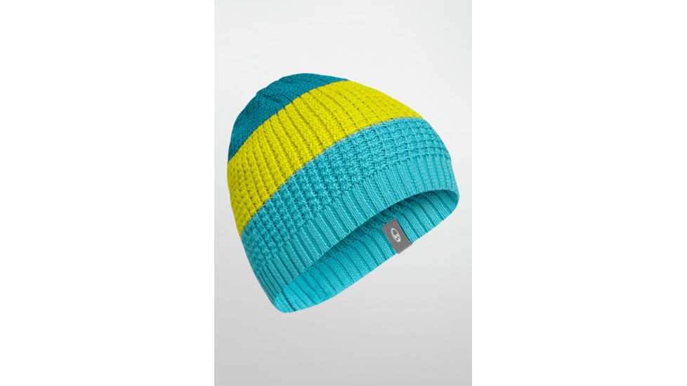 Icebreaker Oasis Beanie-Glacier/Cruise/Chartreus-One Size