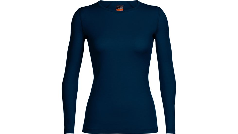 Icebreaker Oasis Long Sleeve Crew Top - Women's-Largo-Large