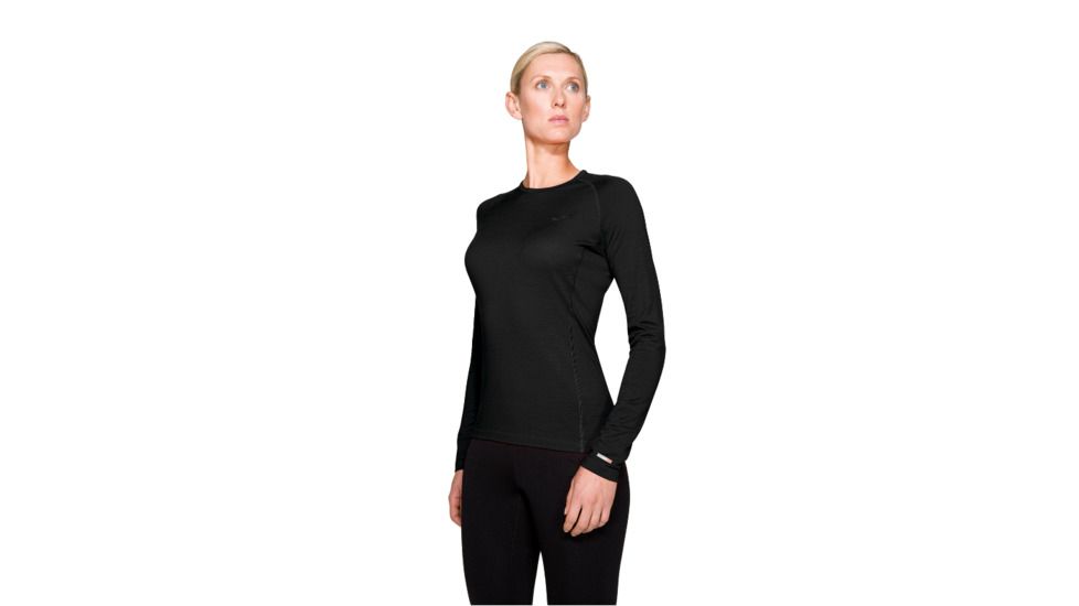 Icebreaker Oasis Long Sleeve Crewe 200 - Women's-X-Large-Lush