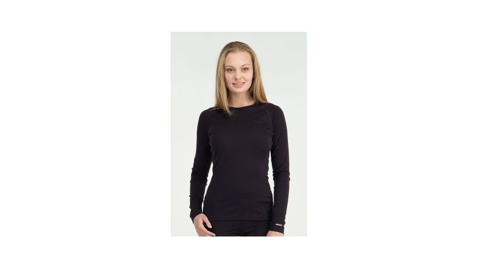 Icebreaker Oasis Long Sleeve Crewe 200 - Women's-Small-Cognac