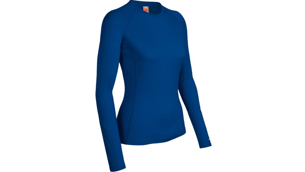 Icebreaker Oasis Long Sleeve Crewe 200 - Women's-X-Small-Isle