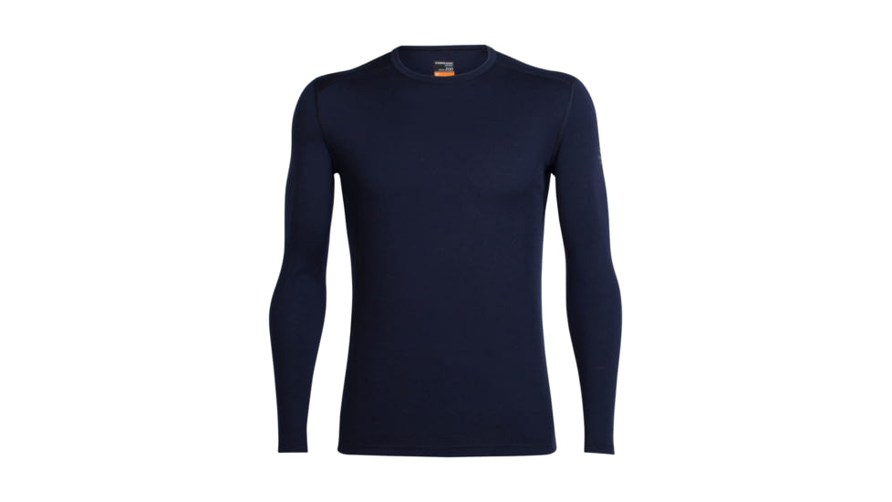 Icebreaker Oasis Long Sleeve Crewe, Midnight Navy, 2XL, 100476417XXL