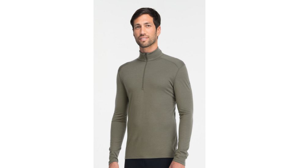 Icebreaker Oasis Long Sleeve Half Zip Top - Men's-Cargo-X-Large