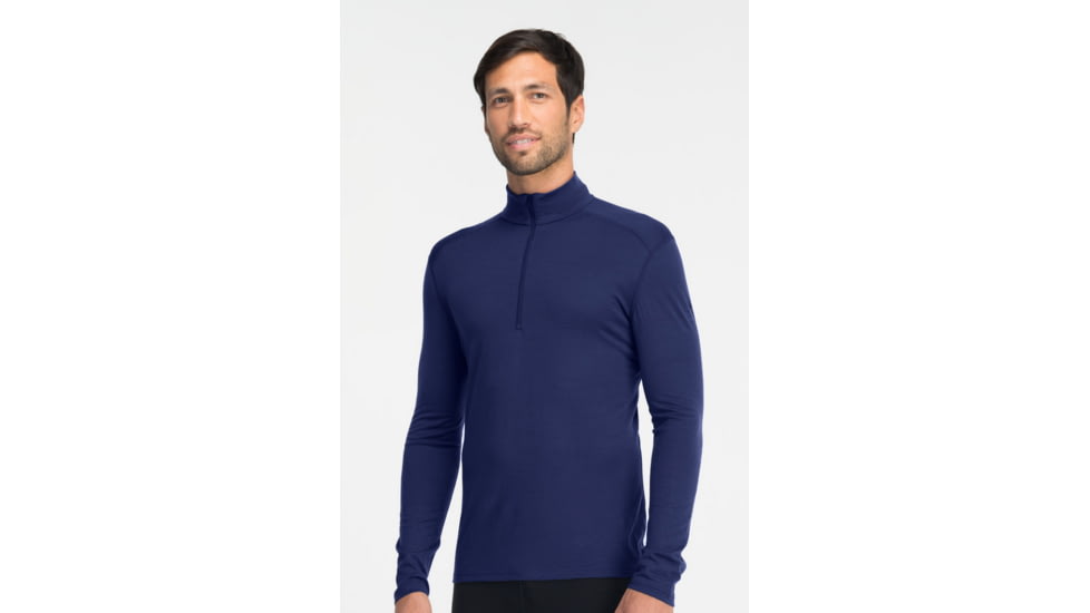 Icebreaker Oasis Long Sleeve Half Zip Top - Men's-Admiral-Medium