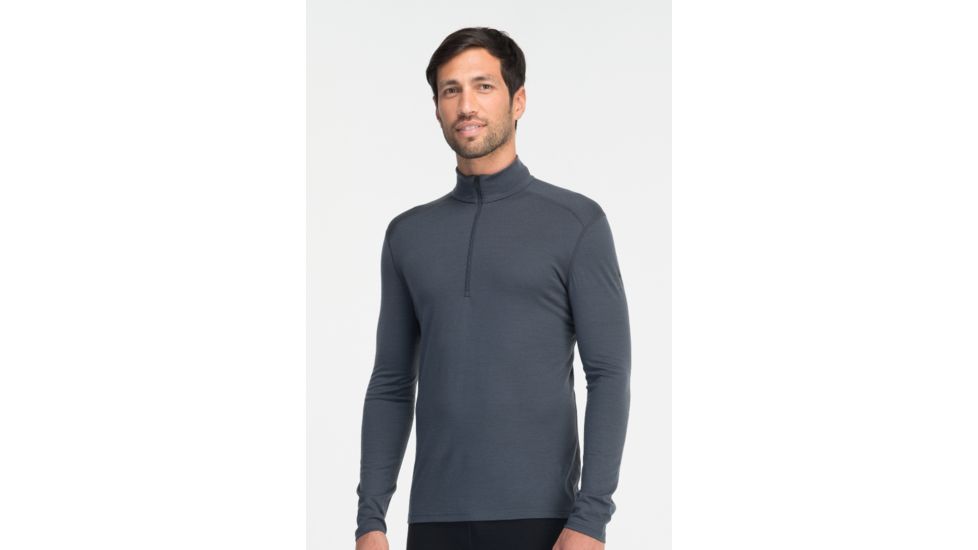 Icebreaker Oasis Long Sleeve Half Zip Top - Mens-Monsoon-X-Large