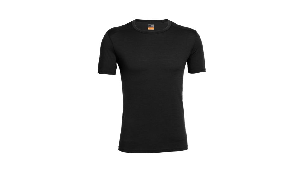 Icebreaker Oasis Short Sleeve Crewe, Black, 2XL, 100475001XXL