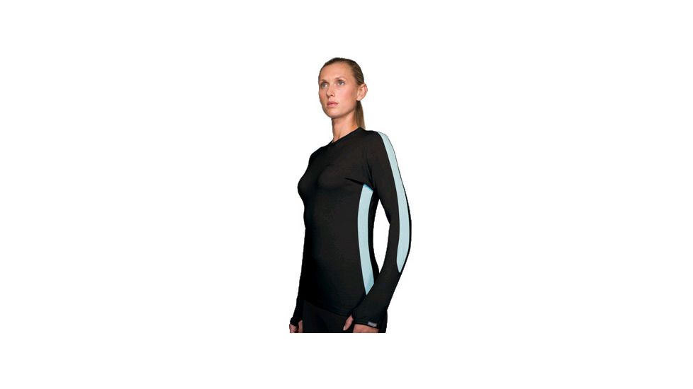 Icebreaker Olympia Crew Long Sleeve Clearance - Women's-Merlot / Divine-Small