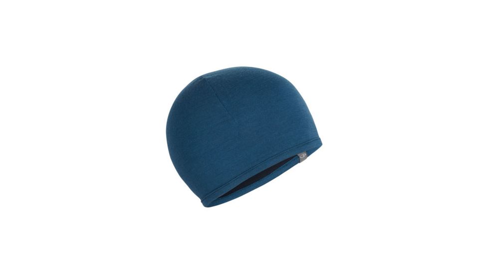Icebreaker Pocket Hat, Prussian Blue/Midnight Navy, One Size, IBM200411OS