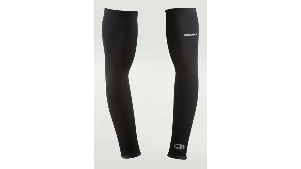 Icebreaker Quantum Arm Warmers-Black-Large