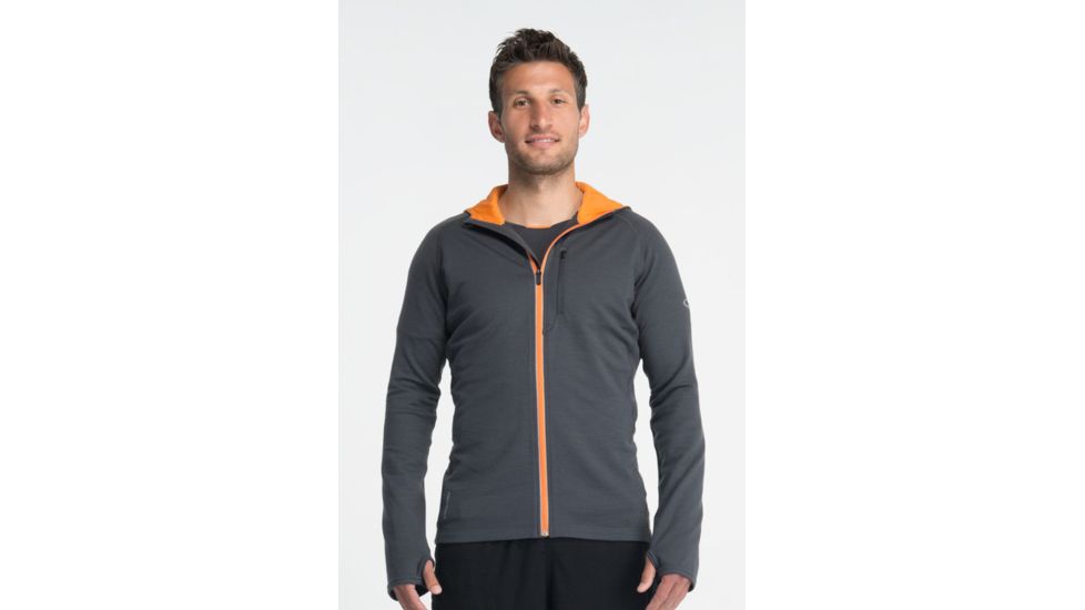 Icebreaker Quantum Hood Jacket Clearance - Men's-Monsoon-X-Large