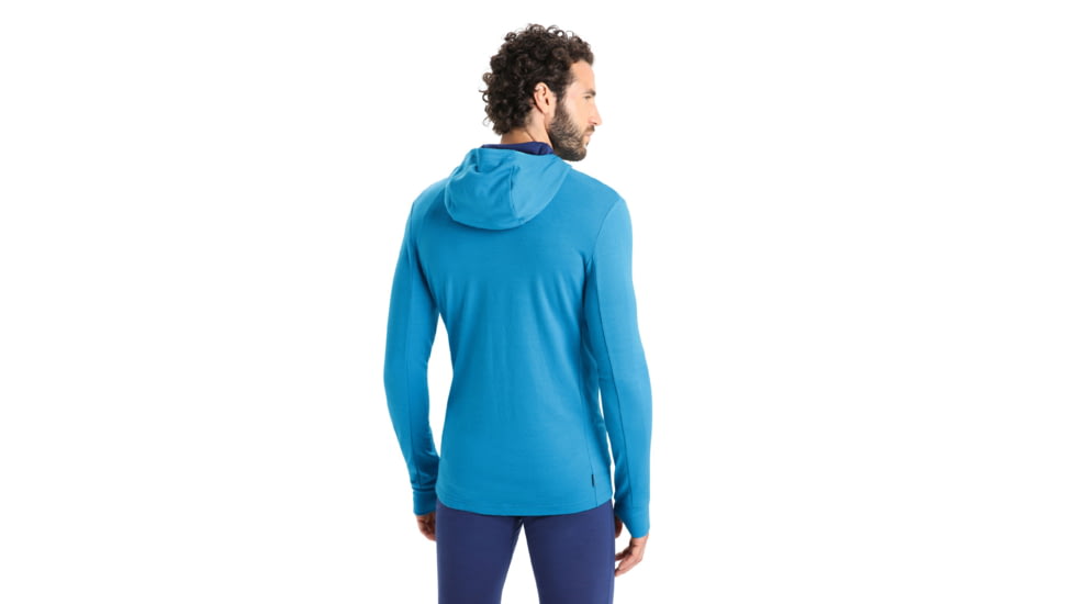 Icebreaker Quantum III Long Sleeve Zip Hoodie - Mens, Lazurite/Royal Navy, 2XL, IB0A59JX569XXL