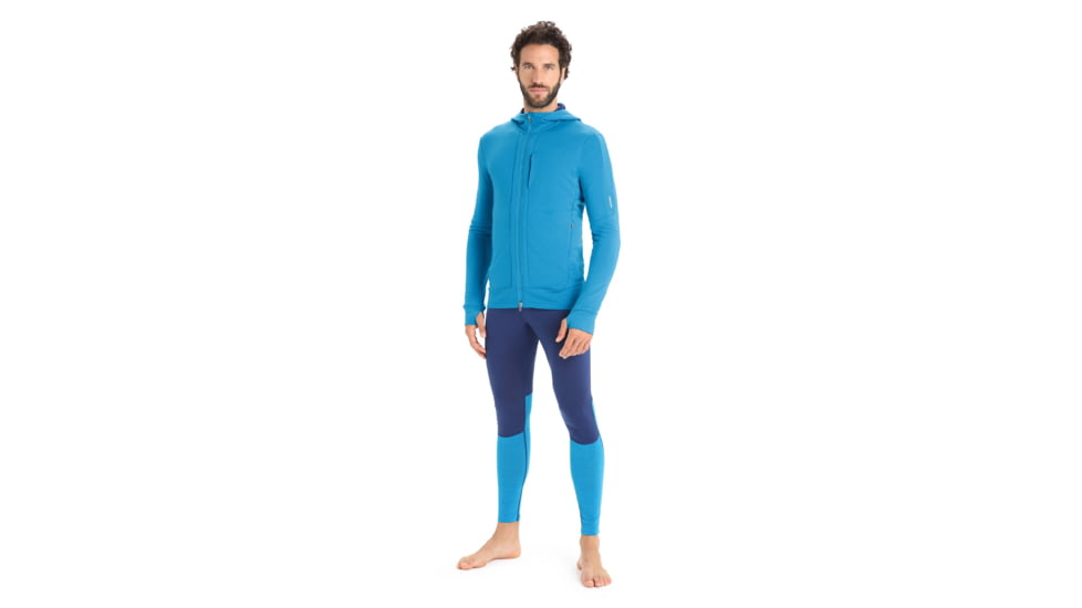 Icebreaker Quantum III Long Sleeve Zip Hoodie - Mens, Lazurite/Royal Navy, 2XL, IB0A59JX569XXL