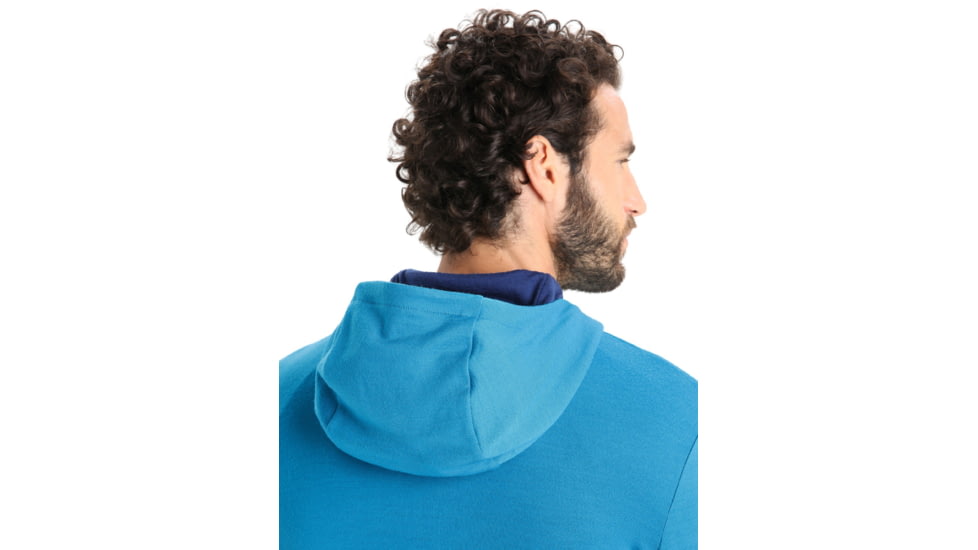Icebreaker Quantum III Long Sleeve Zip Hoodie - Mens, Lazurite/Royal Navy, 2XL, IB0A59JX569XXL