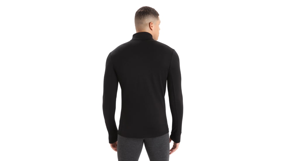 Icebreaker Quantum III Long Sleeve Zip Jacket - Mens, Black, 2XL, IB0A56FP001XXL