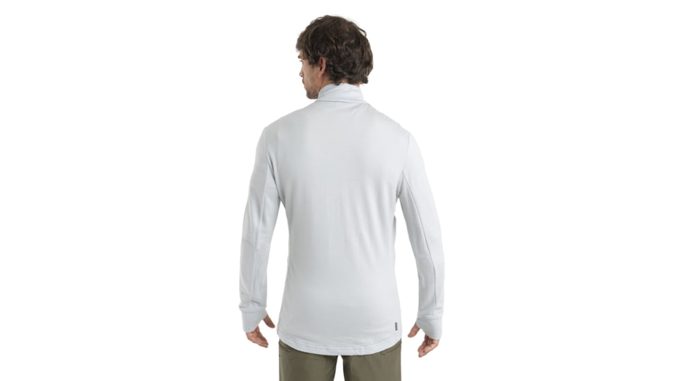 Icebreaker Quantum III Long Sleeve Zip Jacket - Mens, Ether, Large, IB0A56FP568L