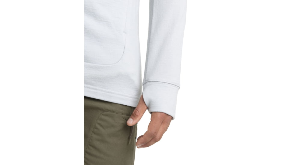 Icebreaker Quantum III Long Sleeve Zip Jacket - Mens, Ether, Large, IB0A56FP568L