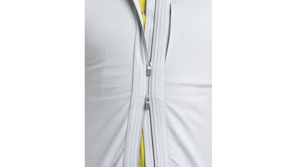 Icebreaker Quantum III Long Sleeve Zip Jacket - Mens, Ether, Large, IB0A56FP568L