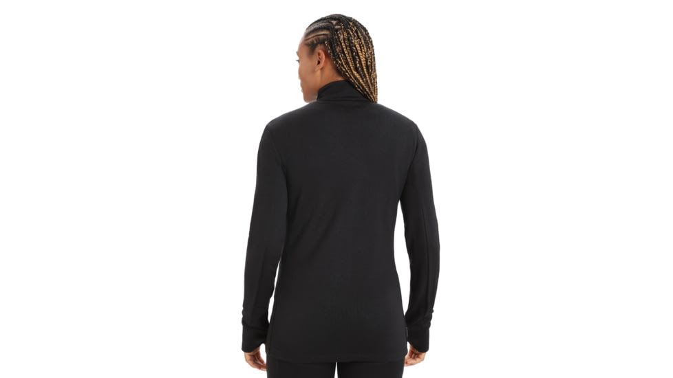 Icebreaker Quantum III Long Sleeve Zip Jacket - Women's, Black, Small, IB0A56FO001S