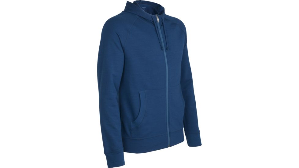 Icebreaker Quattro Long Sleeve Hood - Men's-Largo-Small