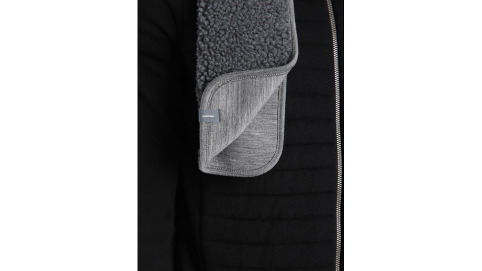 Icebreaker RealFleece High Pile Mittens, Gritstone Heather, One Size, IB0A59IC004OS