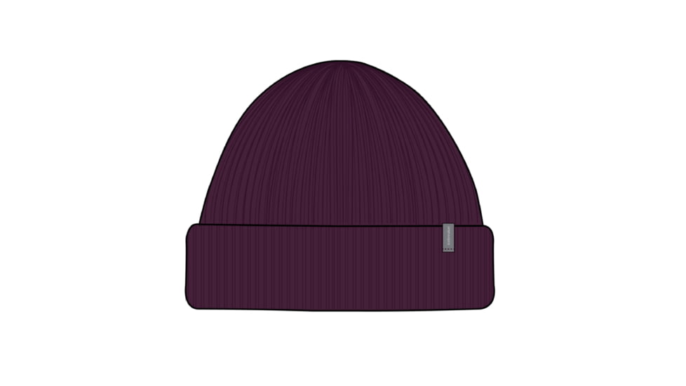Icebreaker Rixdorf Cuff Beanie, Nightshade, One Size, IB0A59LD853OS